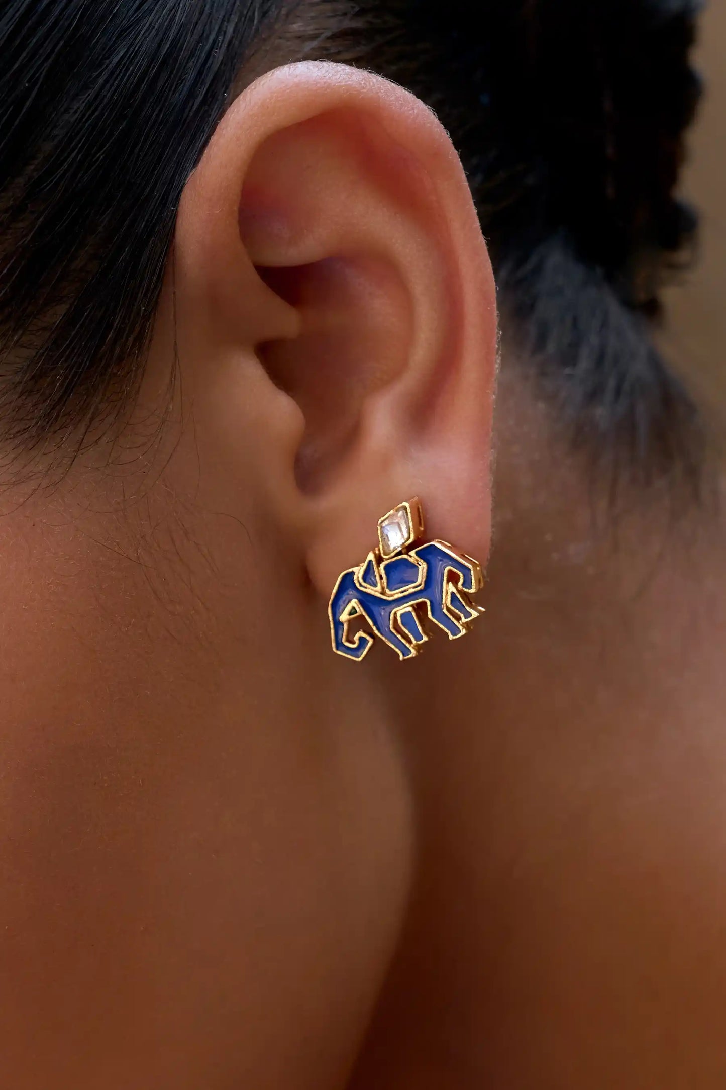 Neelima Polki Meenakari Jewellery Set