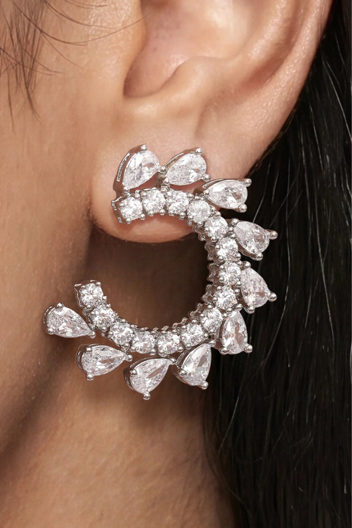 9 AM - Orbit Cygnet Diamond Earrings