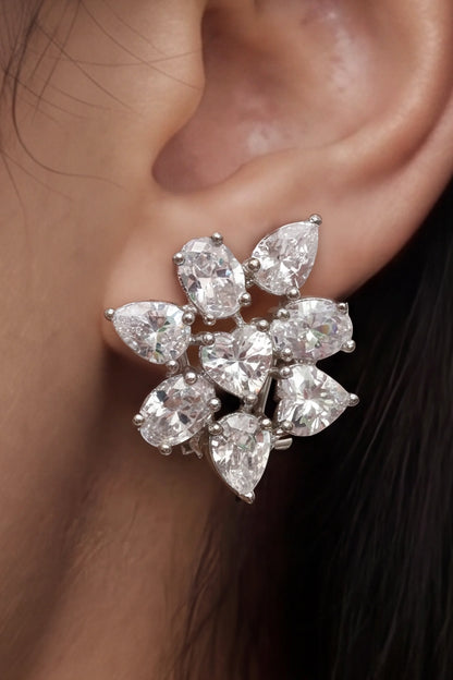 3 PM - Cluster Mix Cygnet Diamond Studs