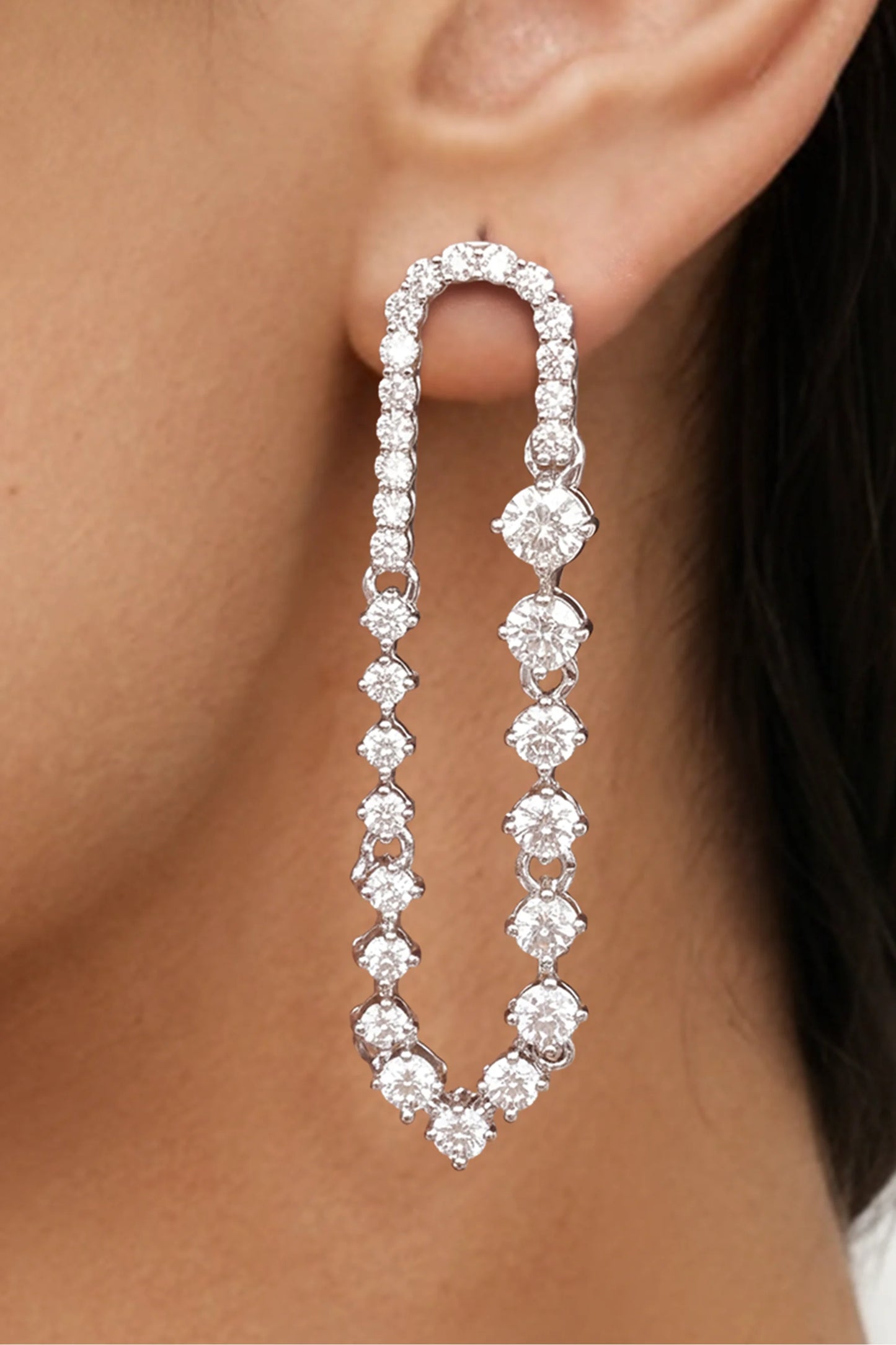 2 PM - Hanging Out Cygnet Diamond Earrings