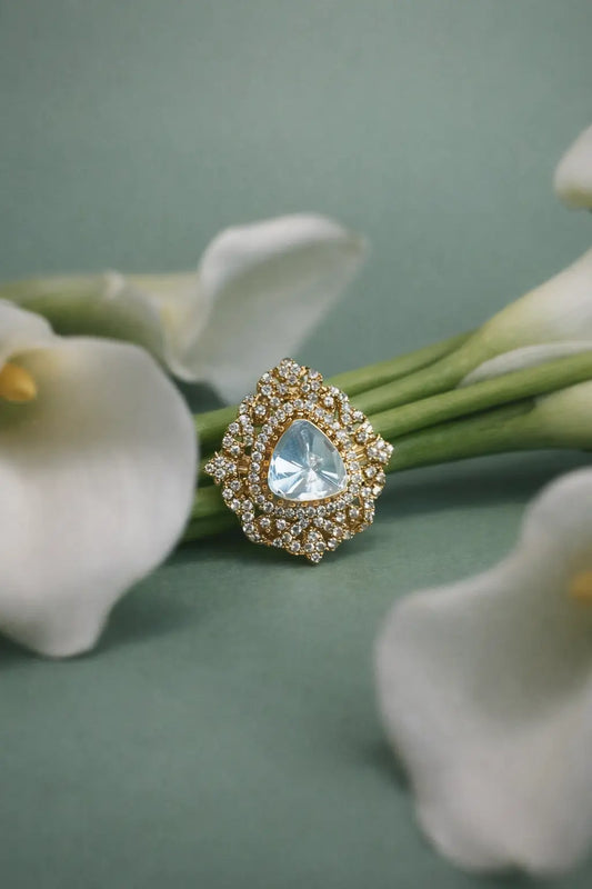 The Pearl Serpent Naagmani Brooch