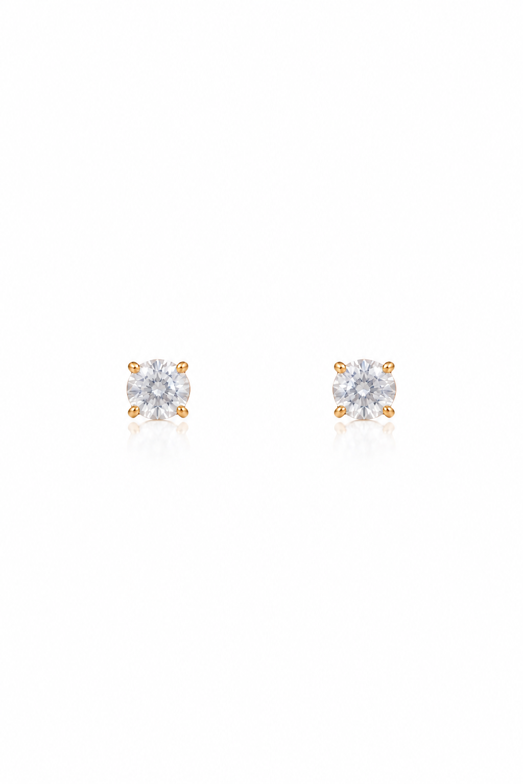 Celeste Solitaire Crystal Stud Earrings Gift Box