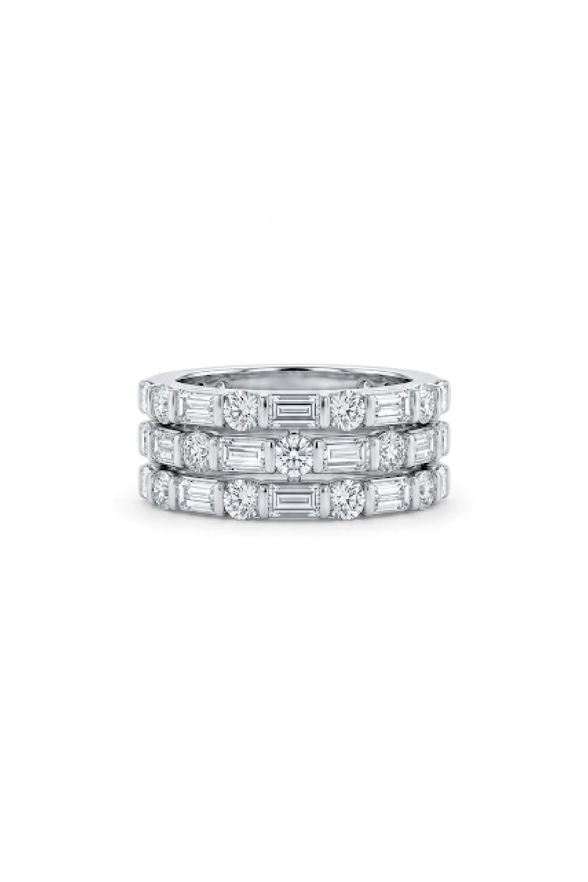 Luxe Baguette Eternity Band Ring