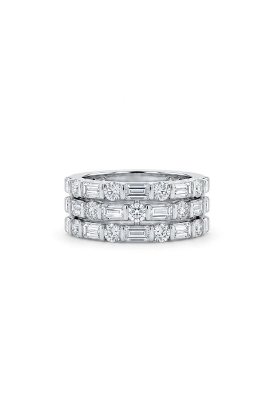 Luxe Baguette Eternity Band Ring