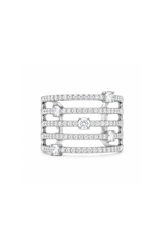 Starlight Multi-Band Diamond Ring