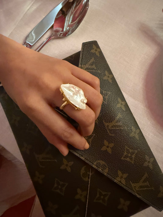 OCEAN DRIFT PEARL RING