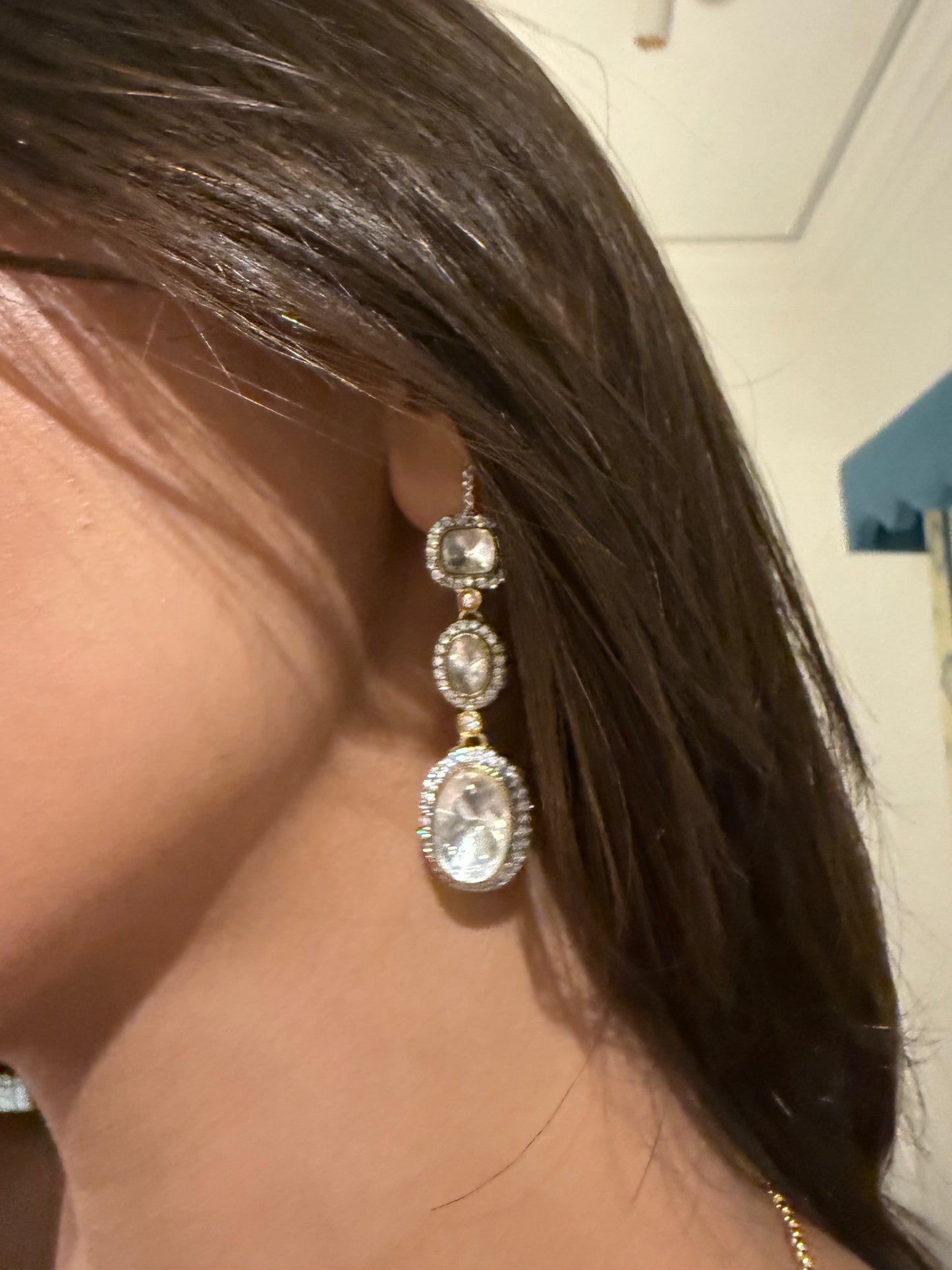 HUMA VINTAGE CHANDELIER SP POLKI DROPS