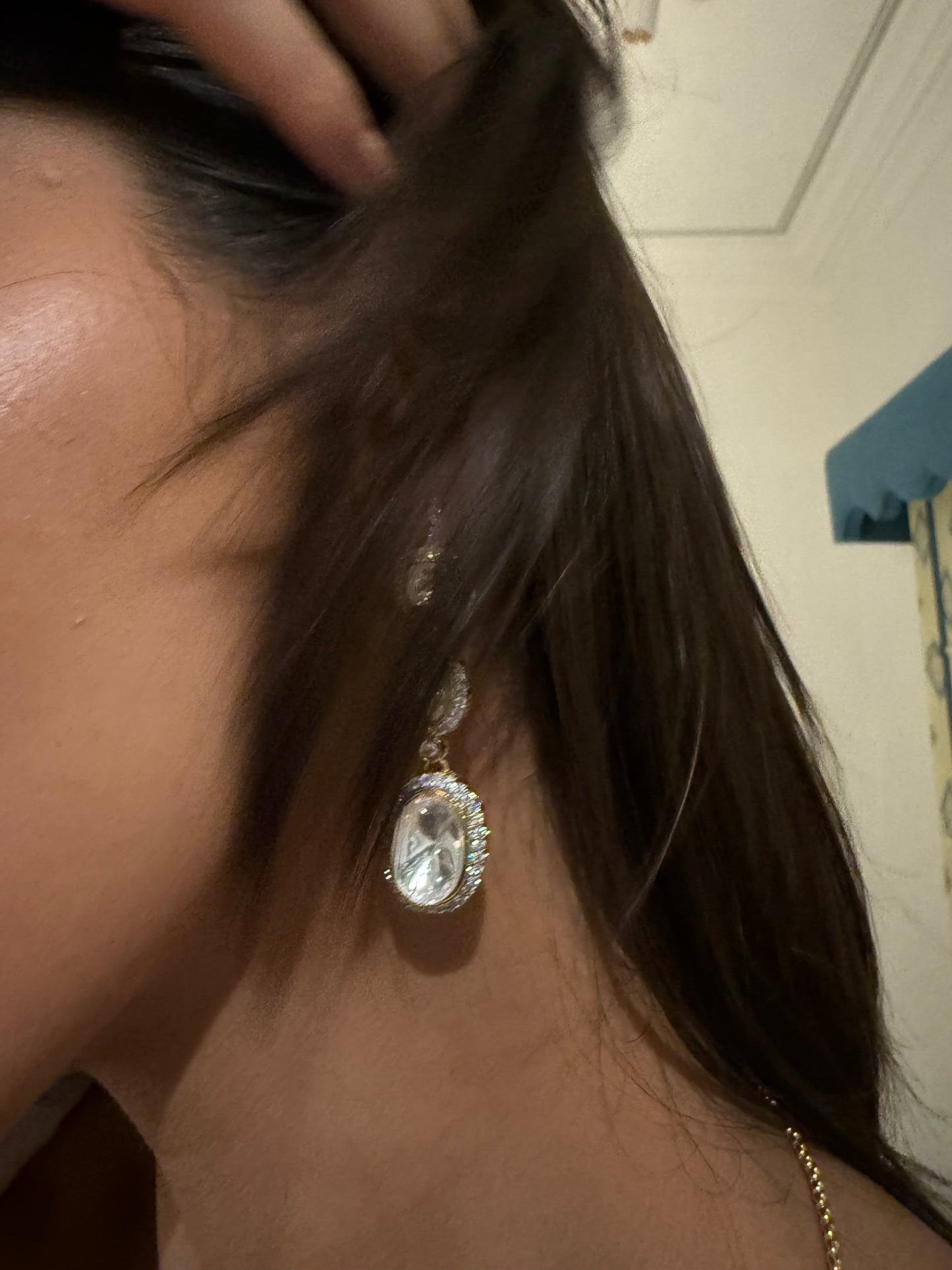 HUMA VINTAGE CHANDELIER SP POLKI DROPS