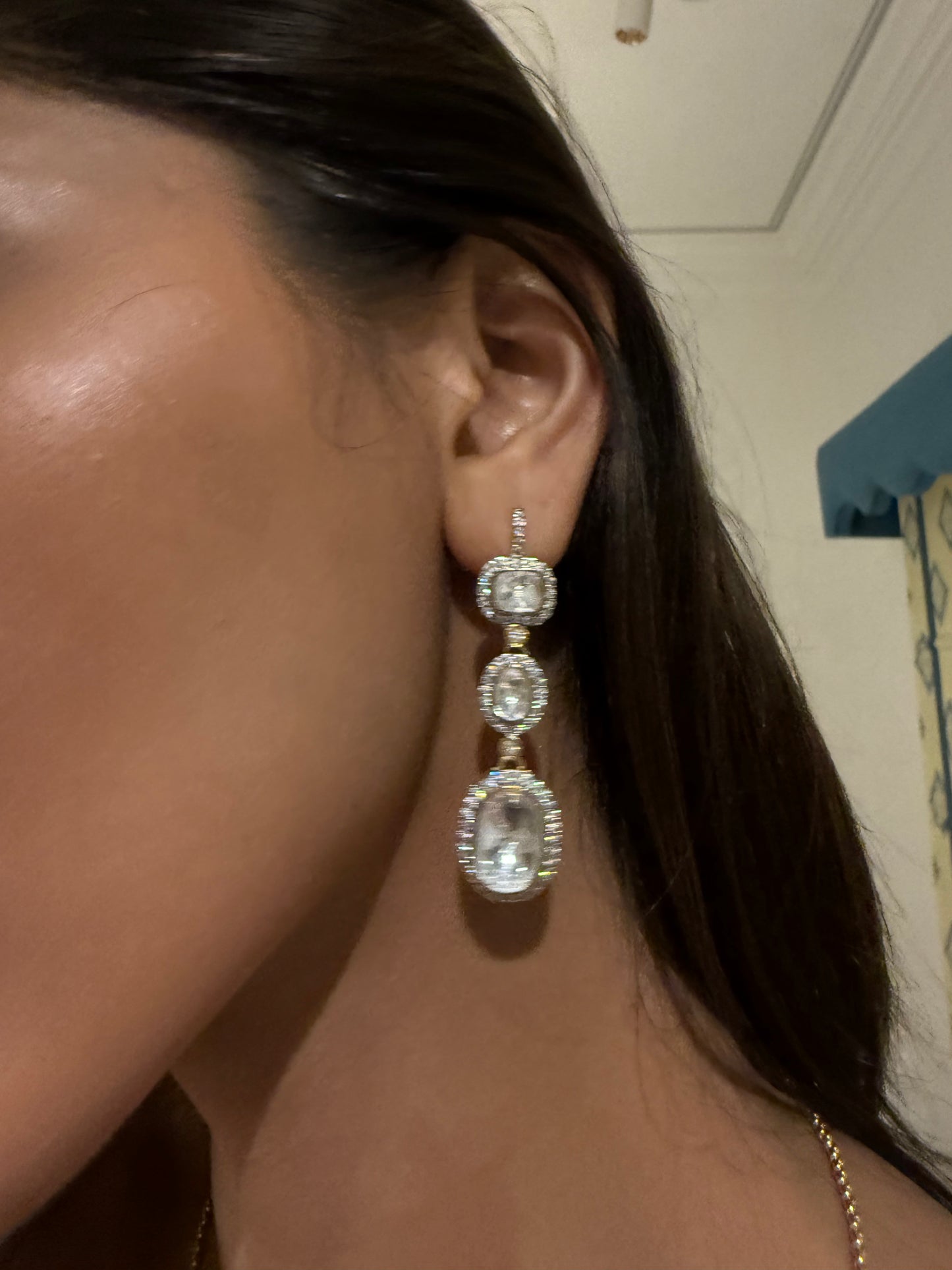 HUMA VINTAGE CHANDELIER SP POLKI DROPS