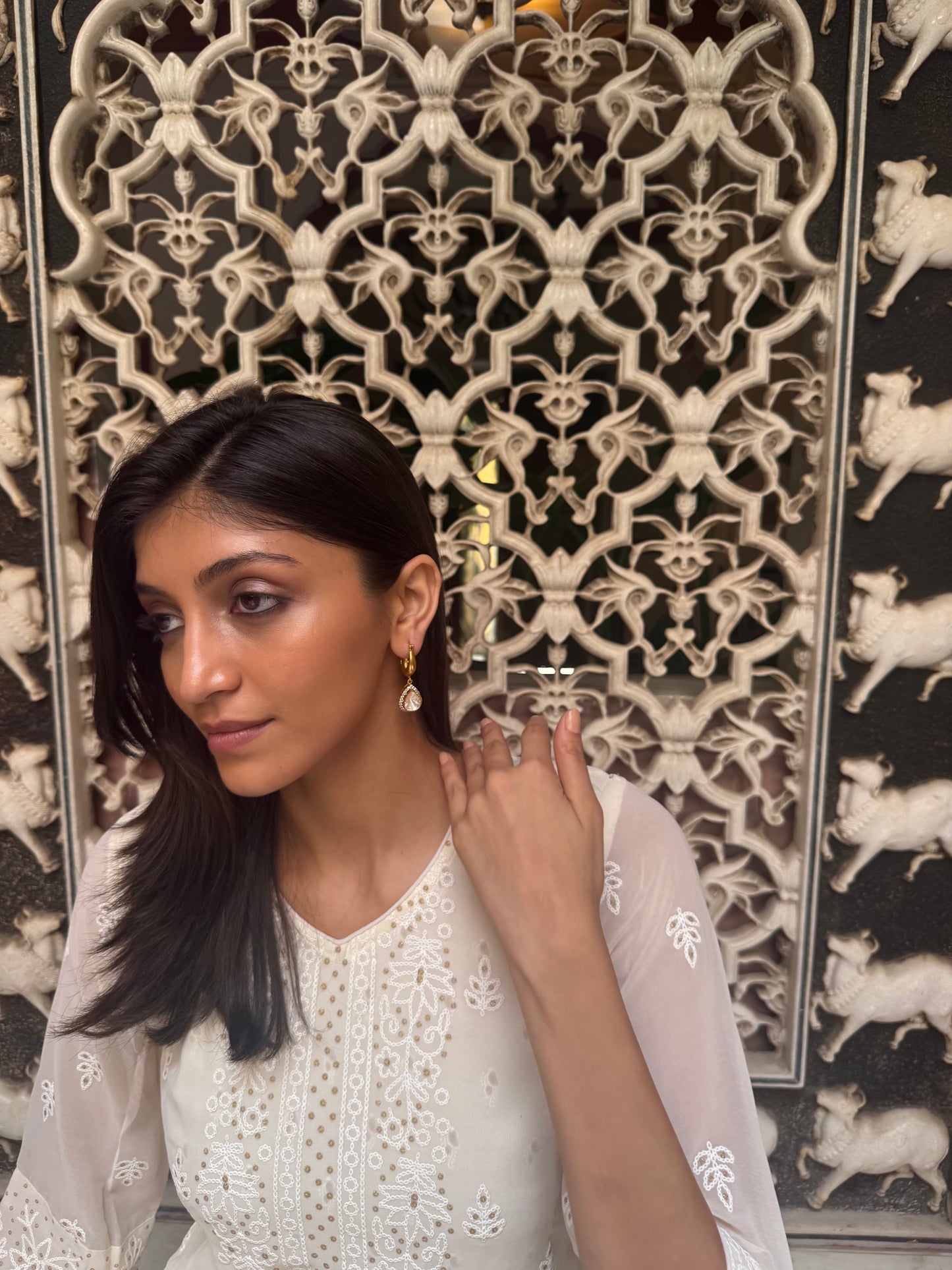 HEER PAAN POLKI HOOPS