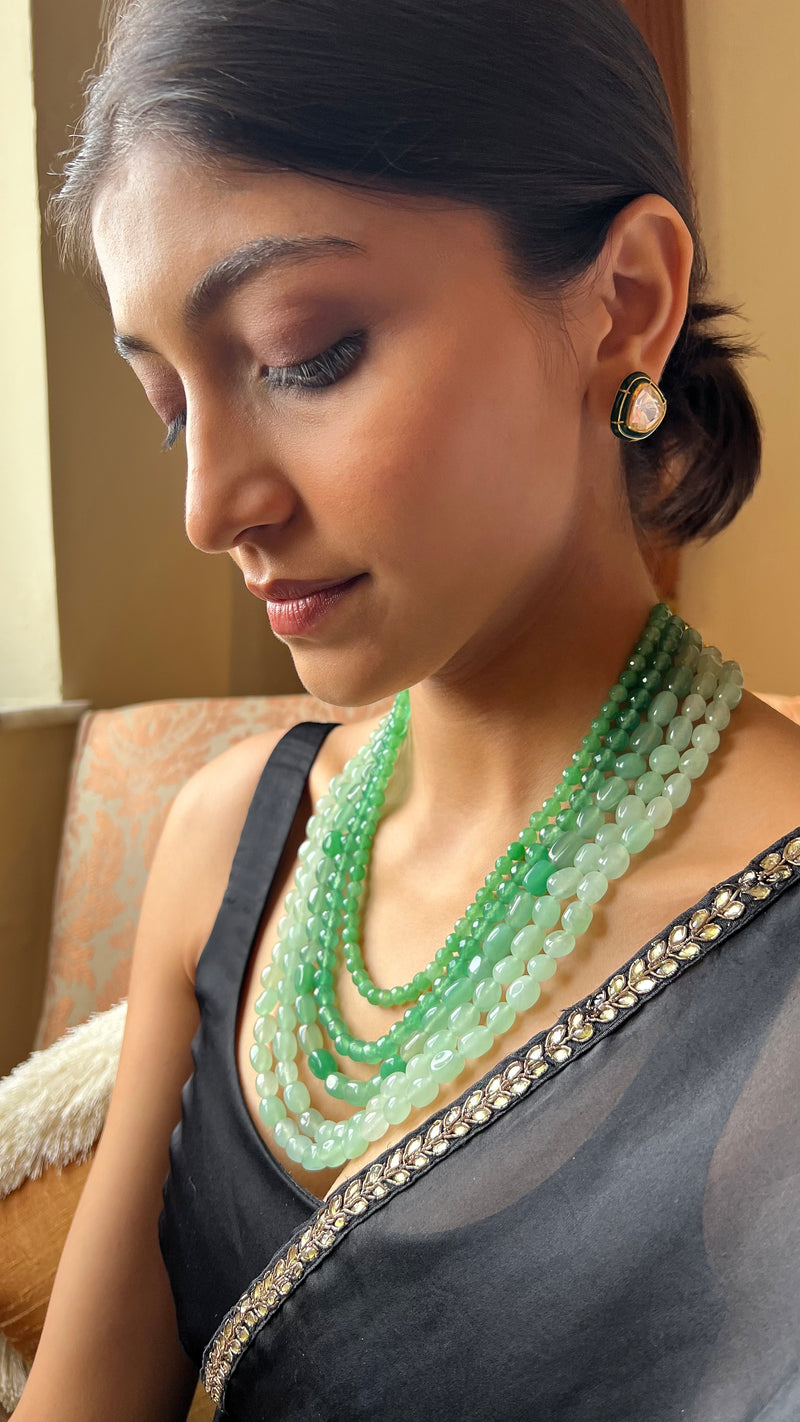 Anahita Ombre Emerald Mala