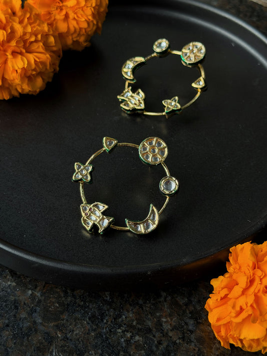 JIVIKA GOLD HOOPS