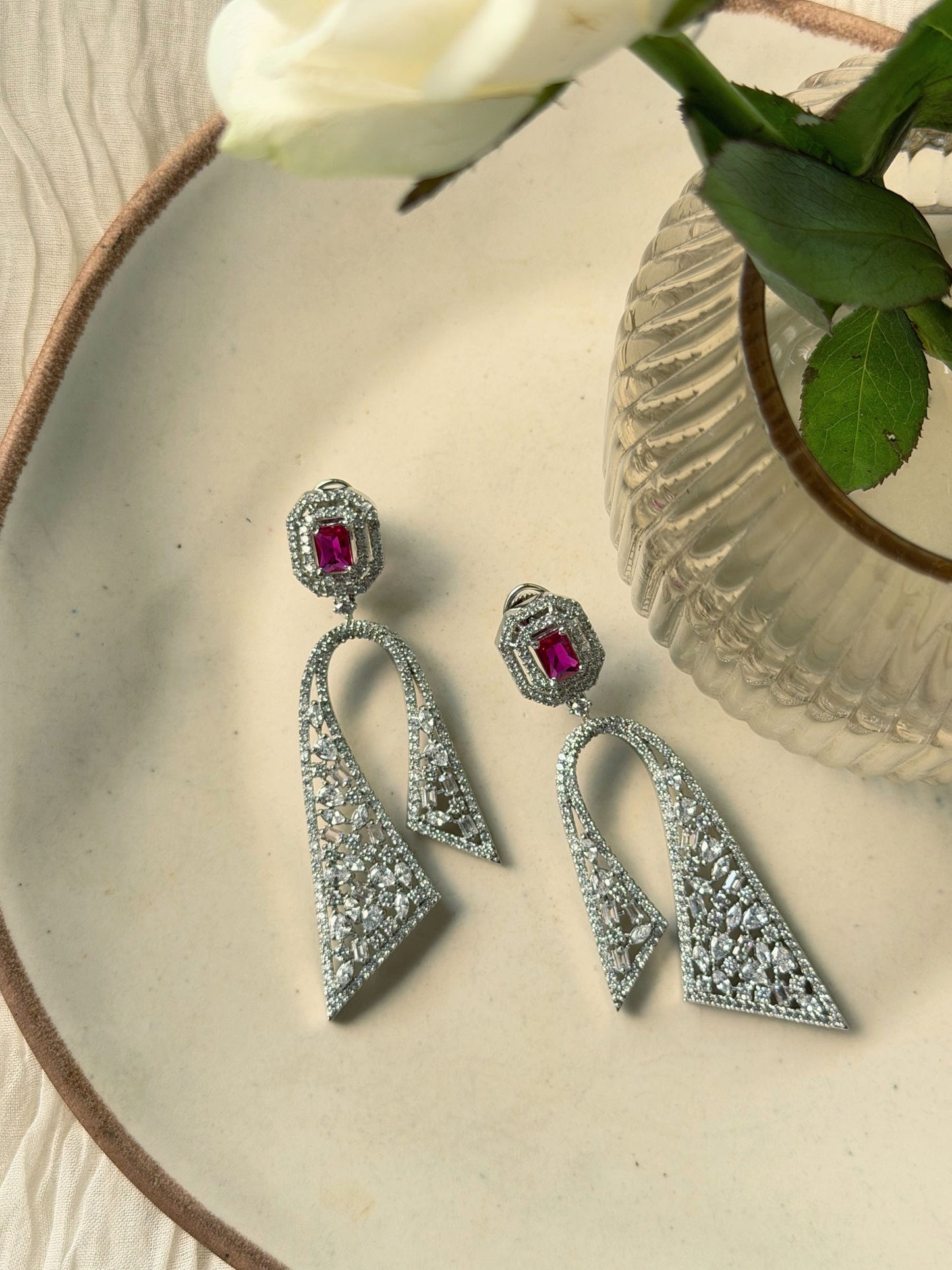 Regal Ruby Dangles