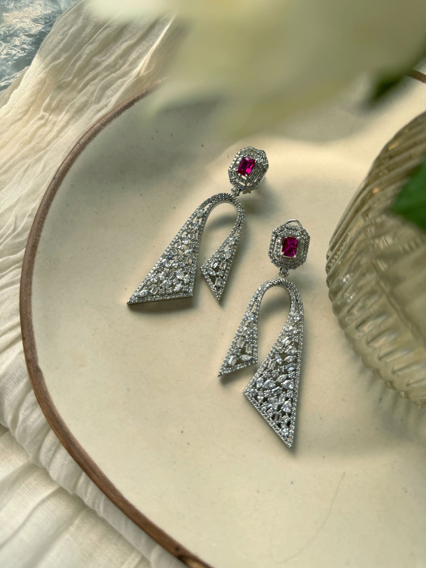 Regal Ruby Dangles