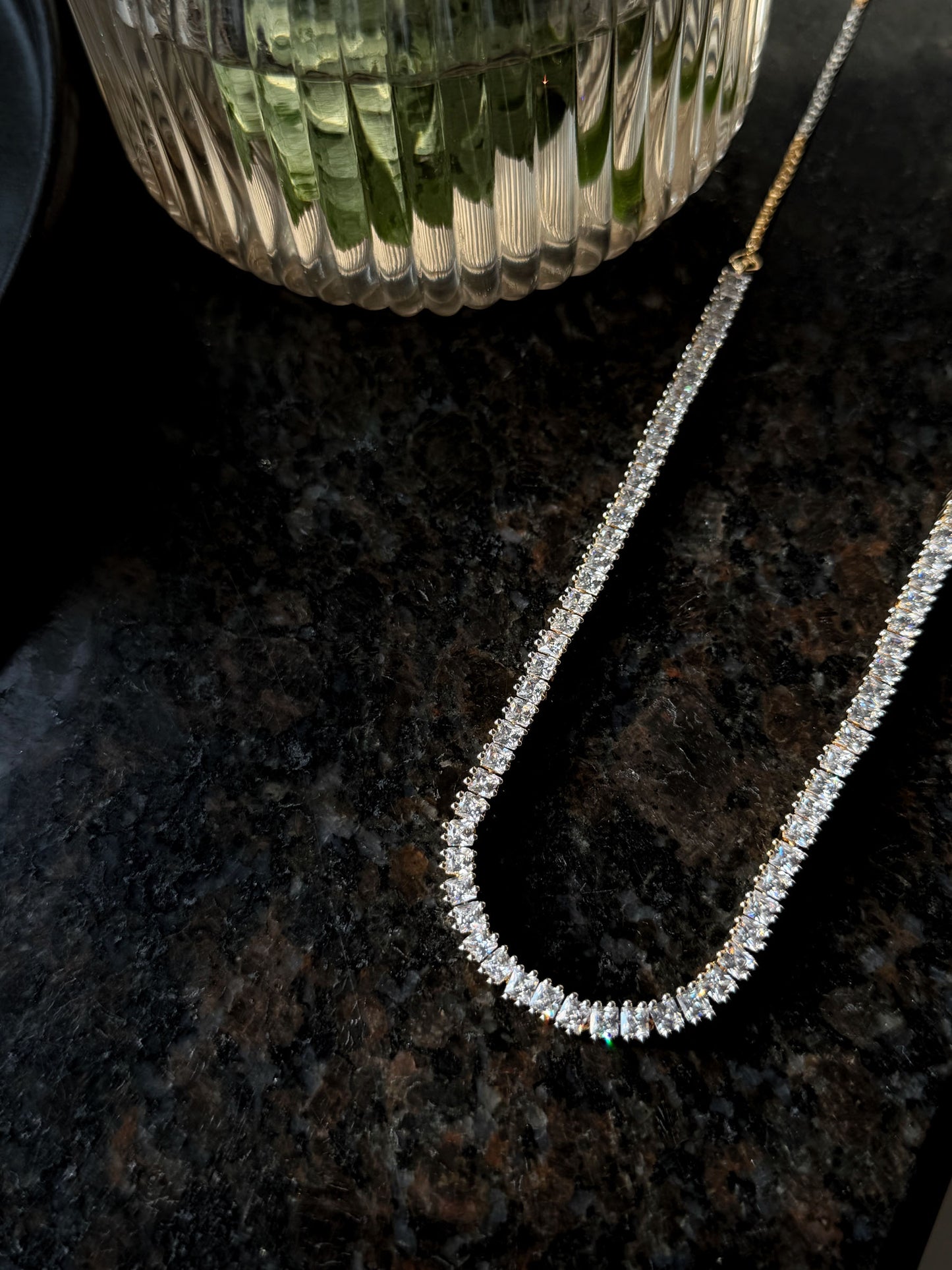 ZIRCON STREAM MUSE NECKLACE SET