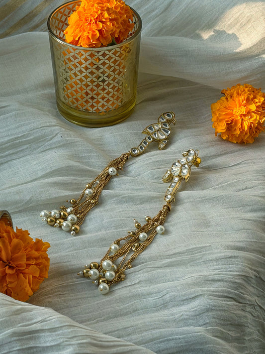 VISHWA PEARL DANGLE EARRINGS