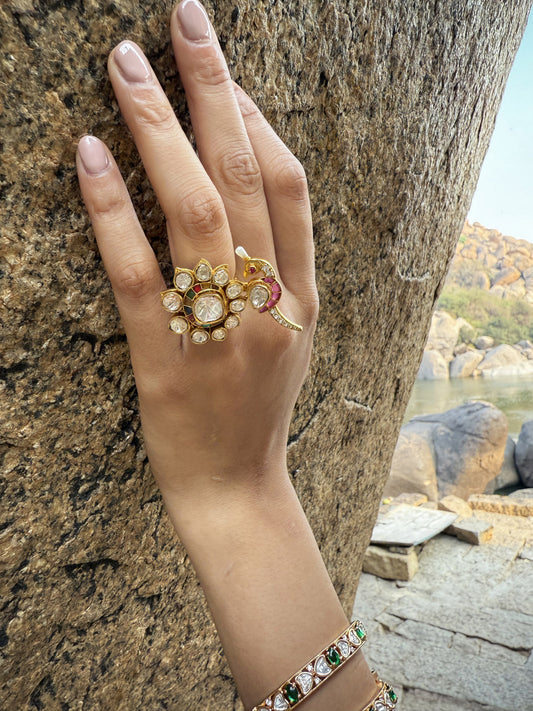 Heer Pearl Flower SP Ring