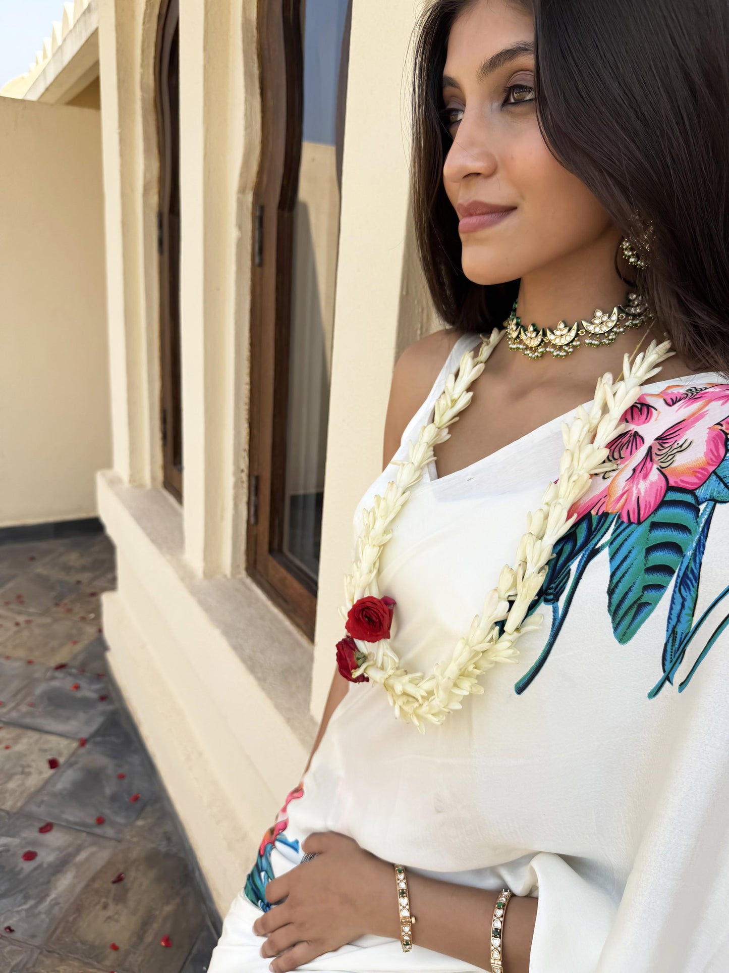 Srushti Kundan SP Pearl Necklace Set