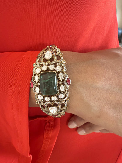Indumati Jaal SP Polki Bracelet