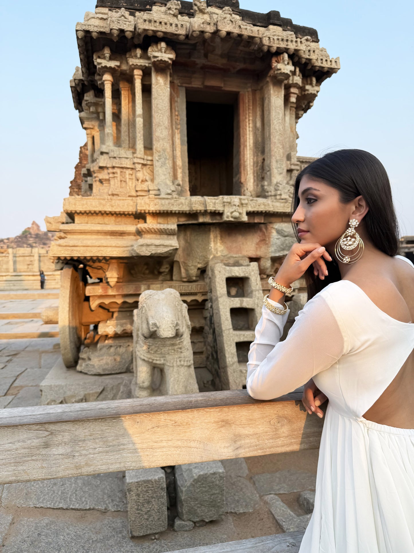 Divya Layered Chandbali SP Polki