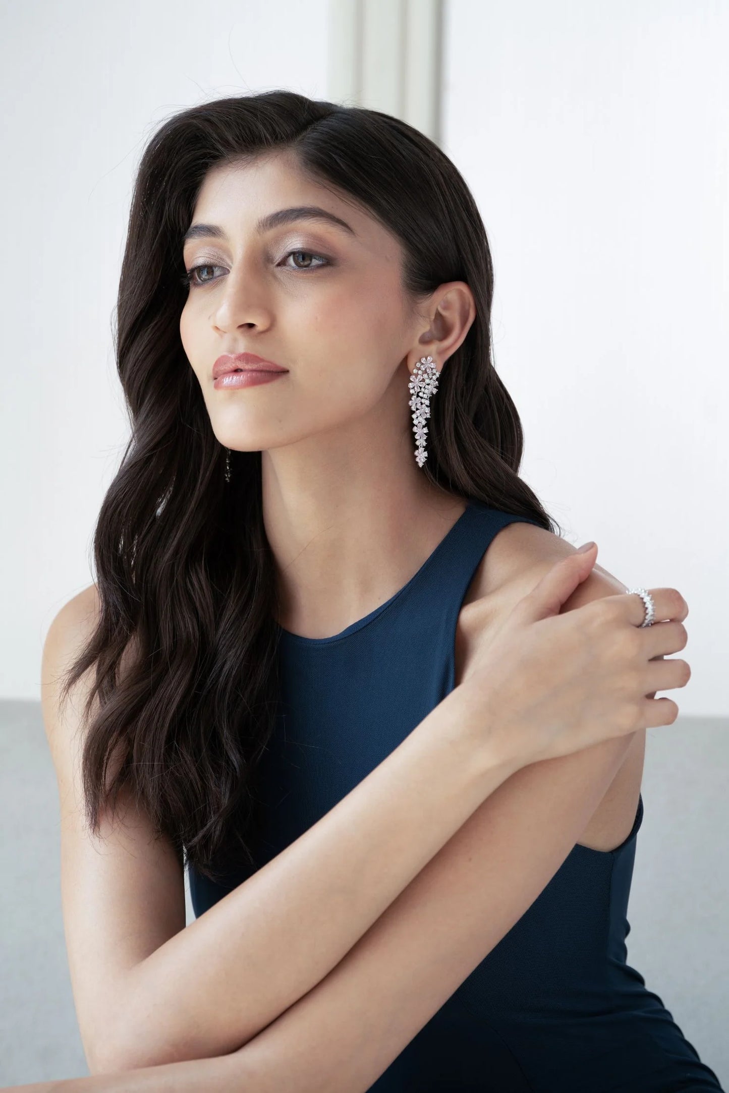 Soft Rebellion Pink Diamond Earrings