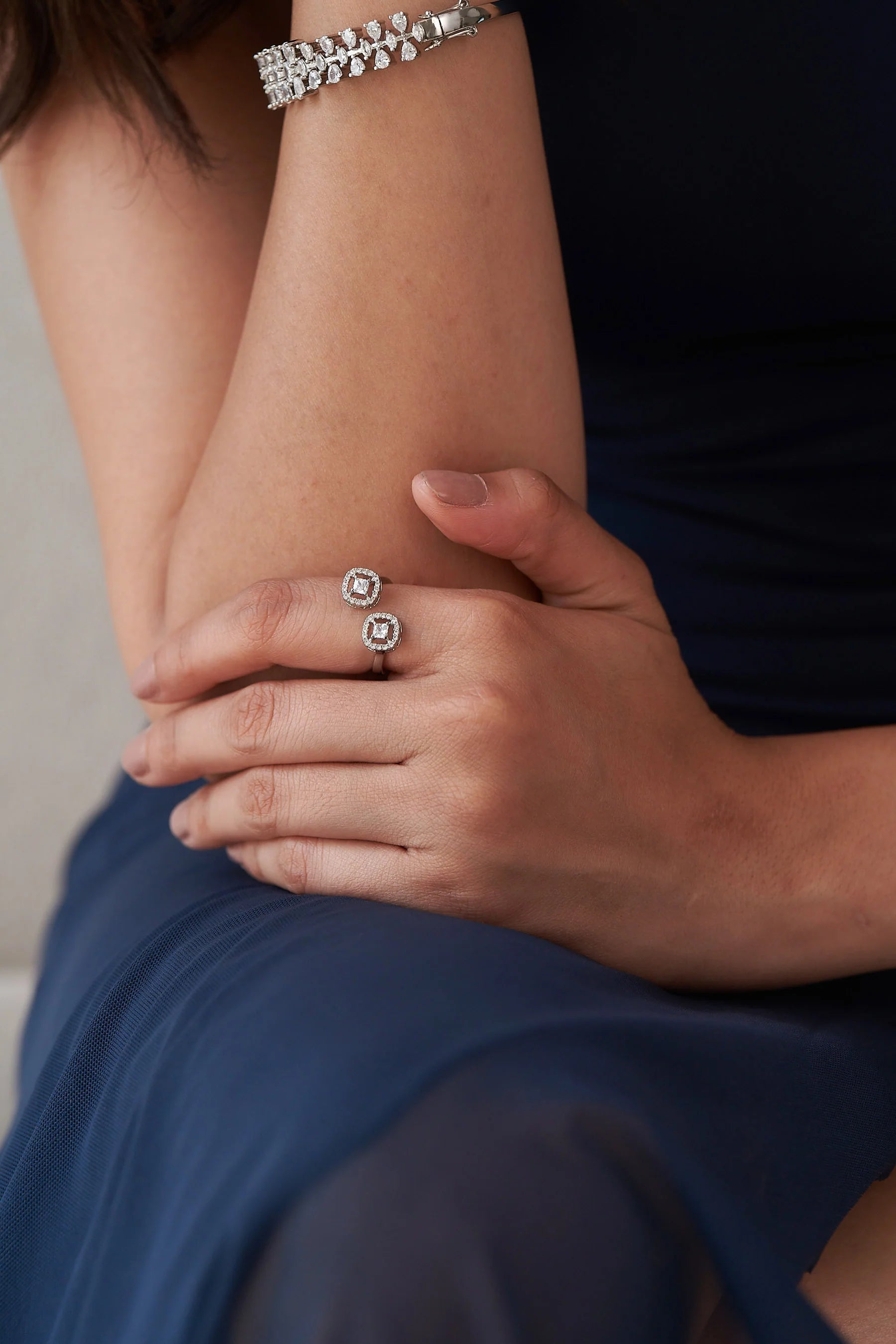 Soft Structure Diamond Ring