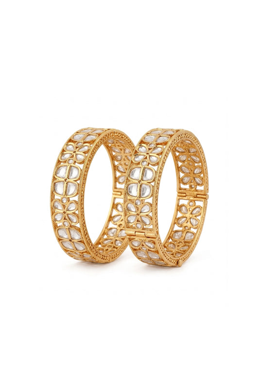 Vira Polki Stone Bangles