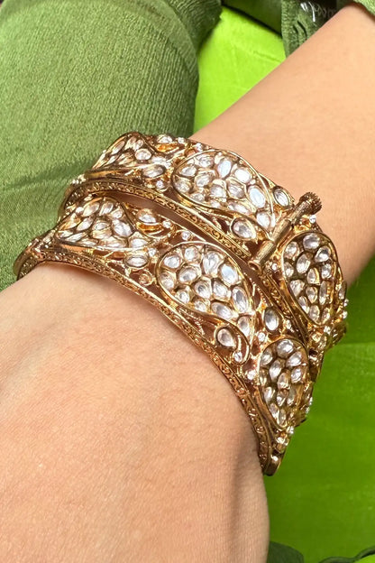 Pihu Crystal Stack Wrap Layered Bangle