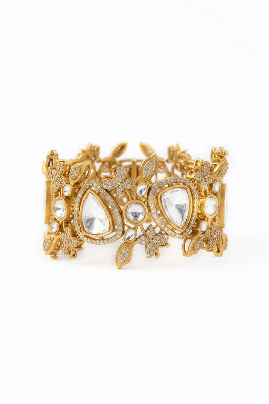 Ritika Teardrop Polki Bracelet
