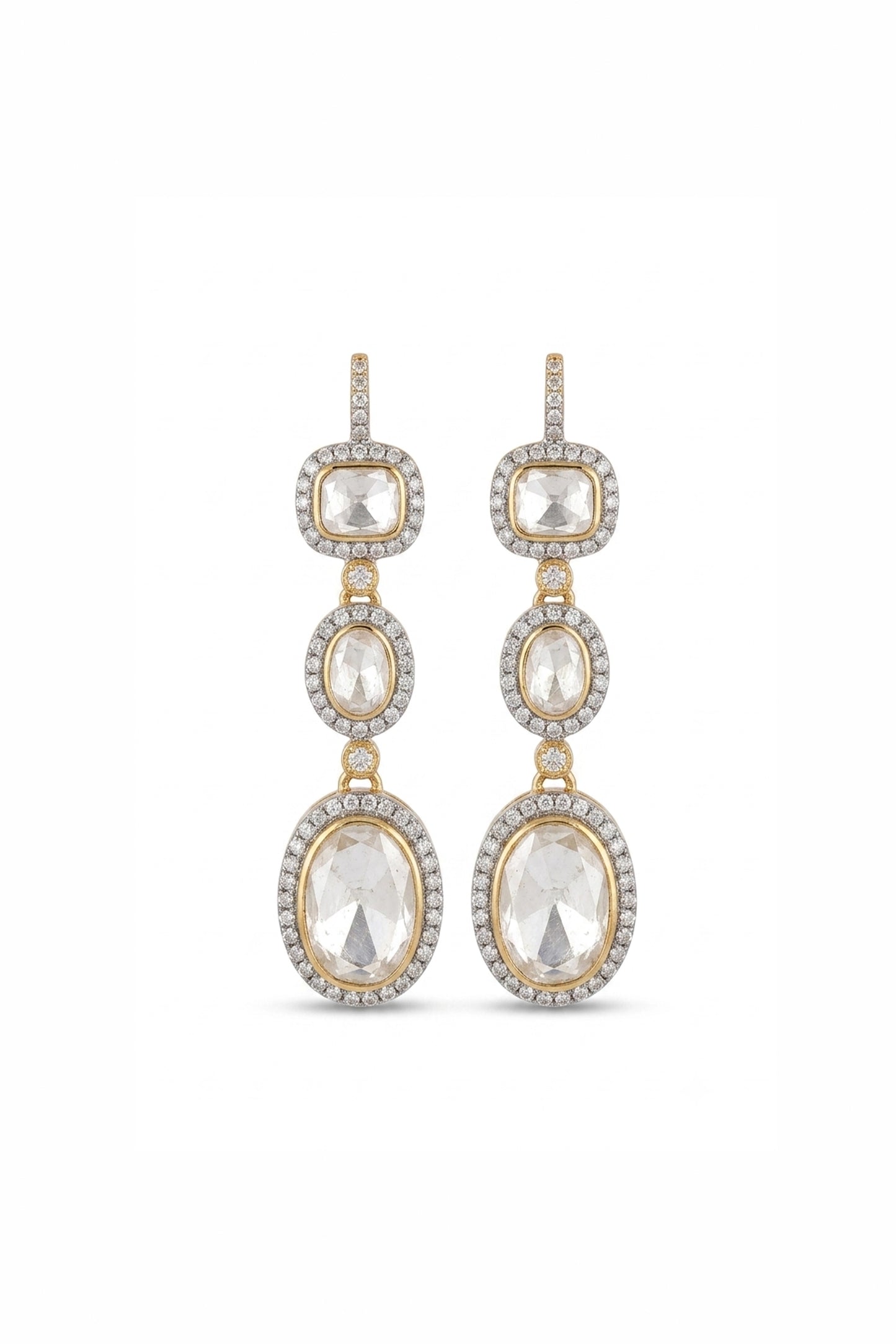 Huma Vintage Chandelier Sp Polki Drops
