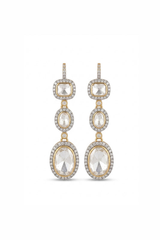 Huma Vintage Chandelier Sp Polki Drops