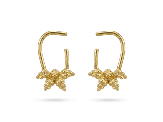 Coral Reef Organic Hoop-Hooks