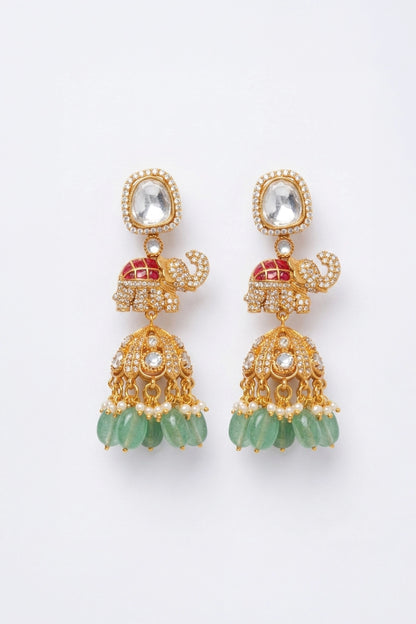 Polki Pearl Classic Earrings
