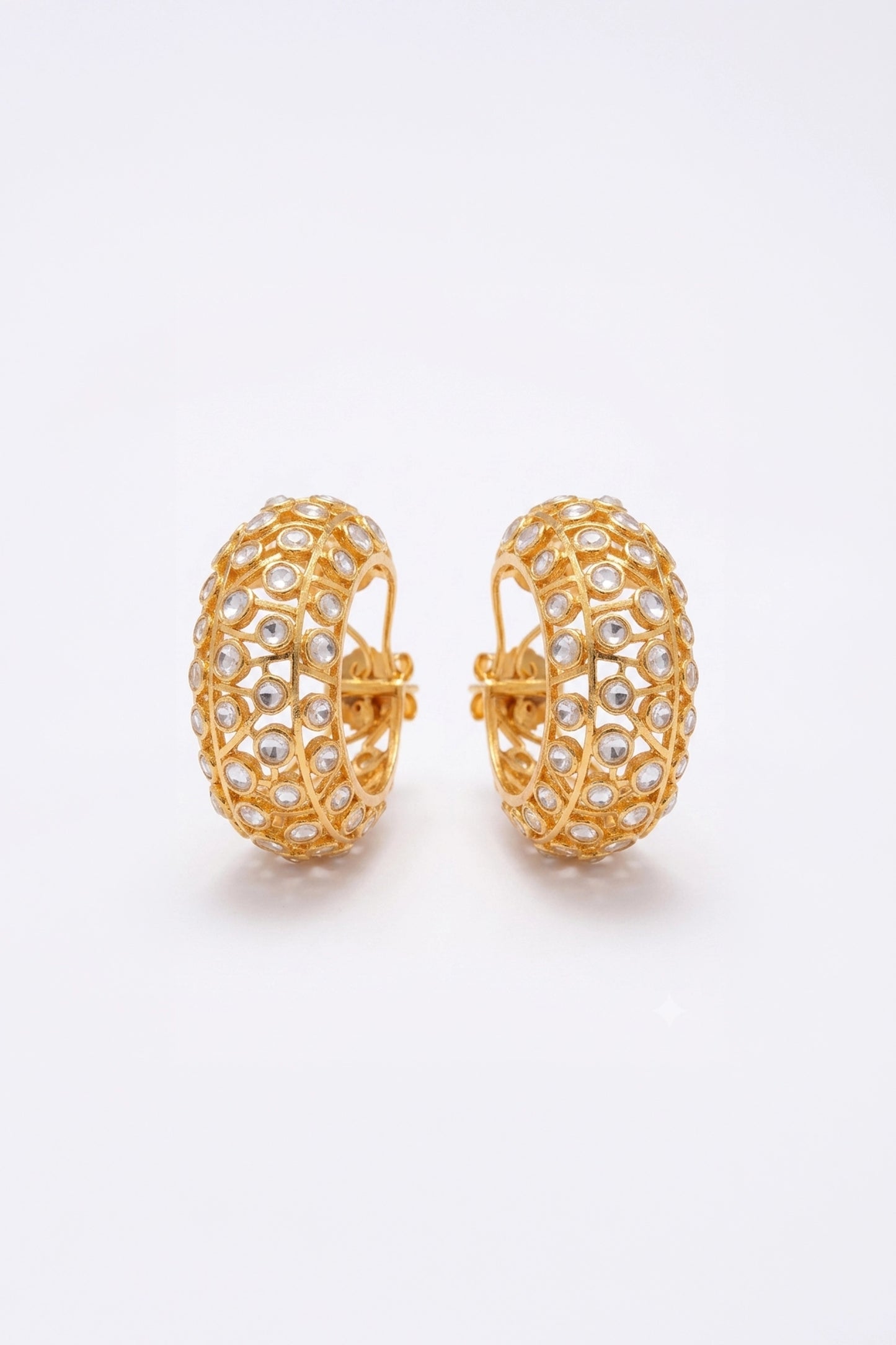 Classic Polki Work Earrings
