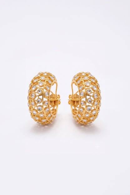 Classic Polki Work Earrings
