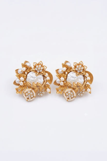 Elegant Polki Stone Earrings