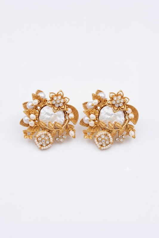 Elegant Polki Stone Earrings