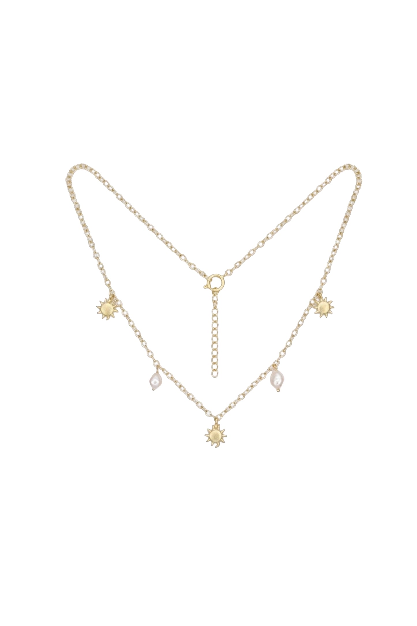 Eshvaani Sun & Pearl Necklace