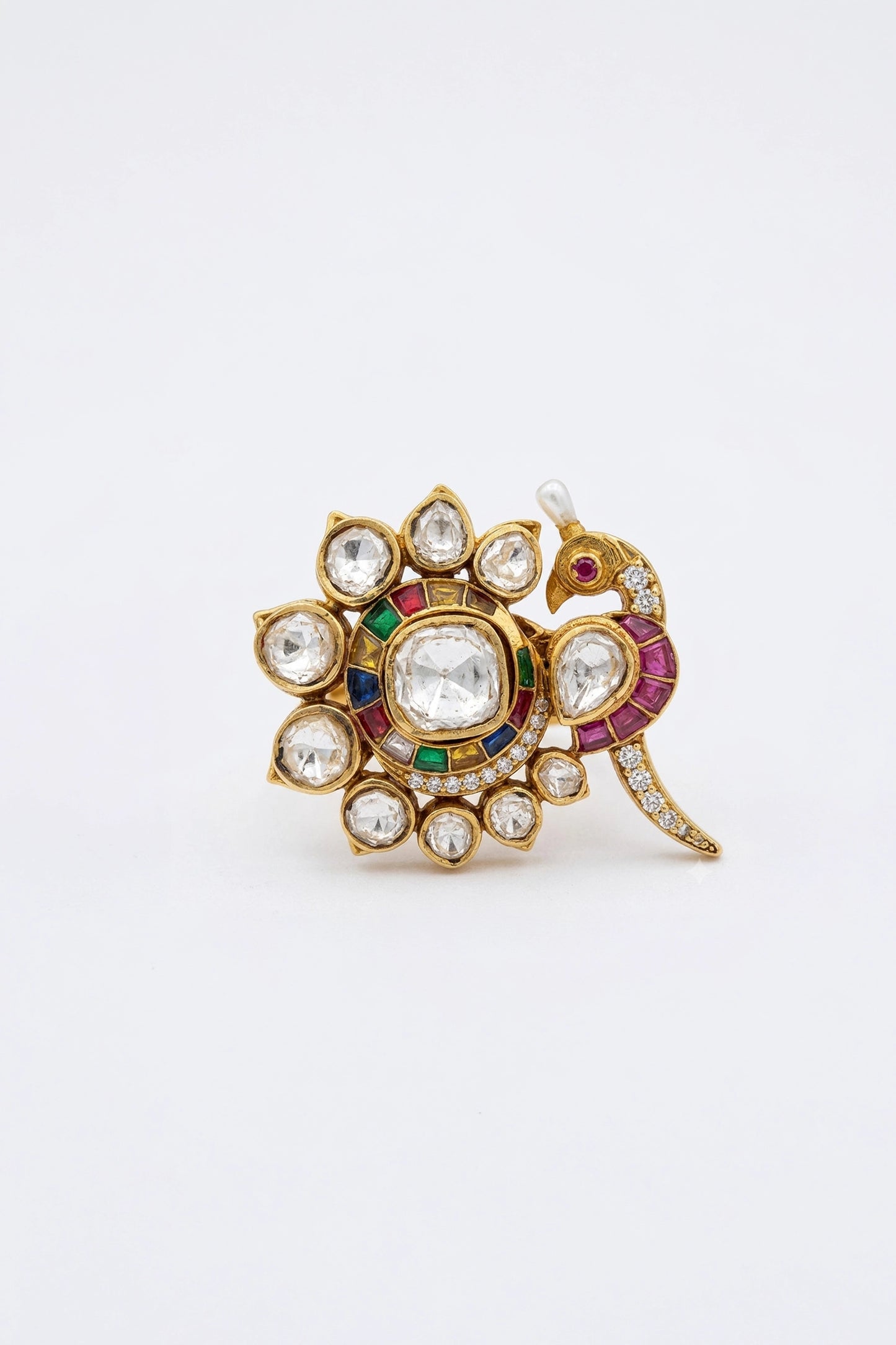 Heer Pearl Flower Sp Ring