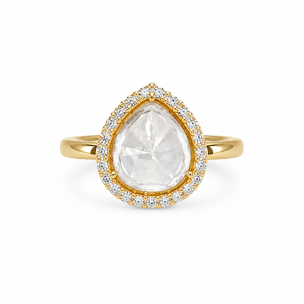 Modern Polki Stack Ring