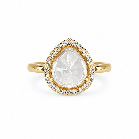 Modern Polki Stack Ring