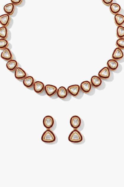 Chandrika Polki Necklace Set