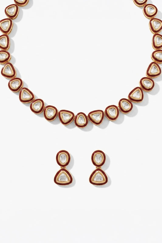 Chandrika Polki Necklace Set