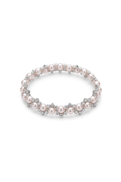 Petals & Pearls Diamond Bracelet