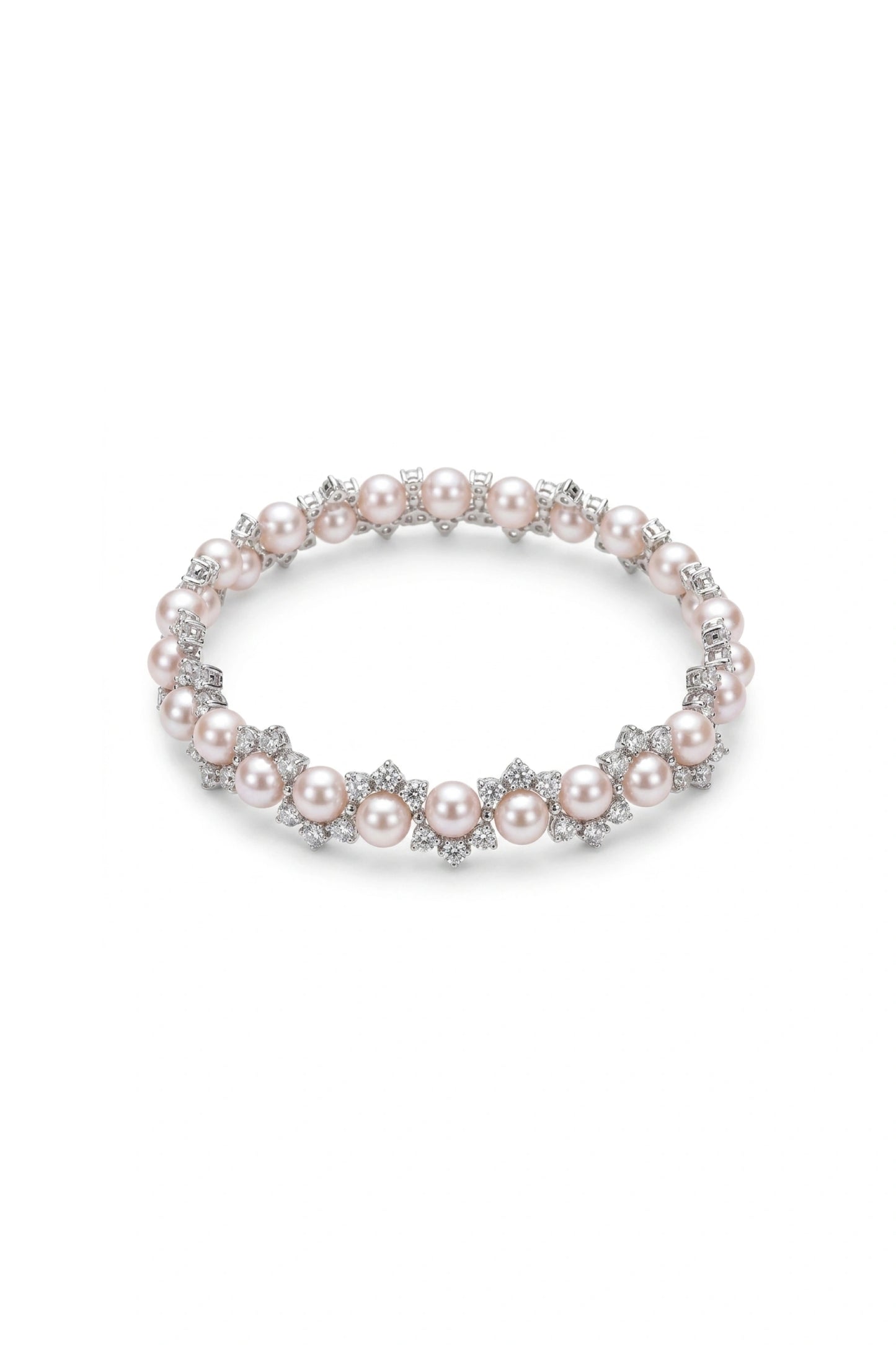 Petals & Pearls Diamond Bracelet