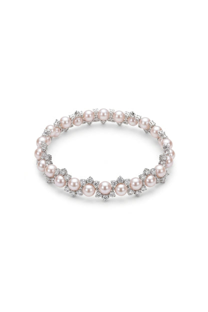Petals & Pearls Diamond Bracelet
