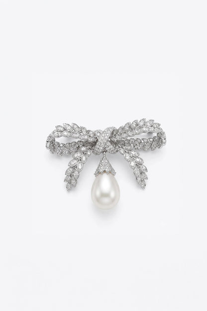 The Ribbon Relic Mukta Brooch