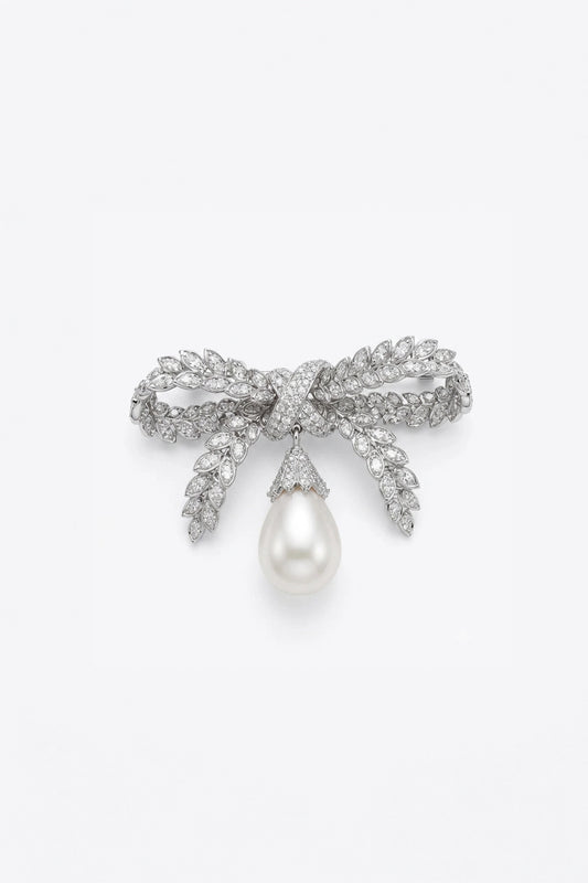 The Ribbon Relic Mukta Brooch