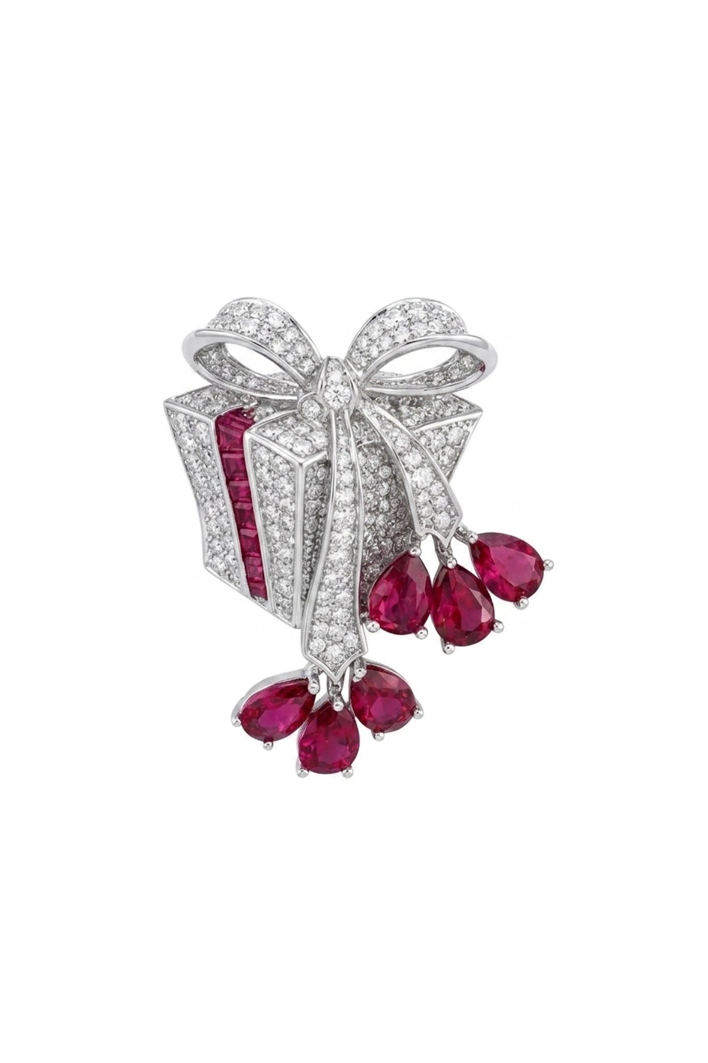 The Love Knot Sindoori Brooch
