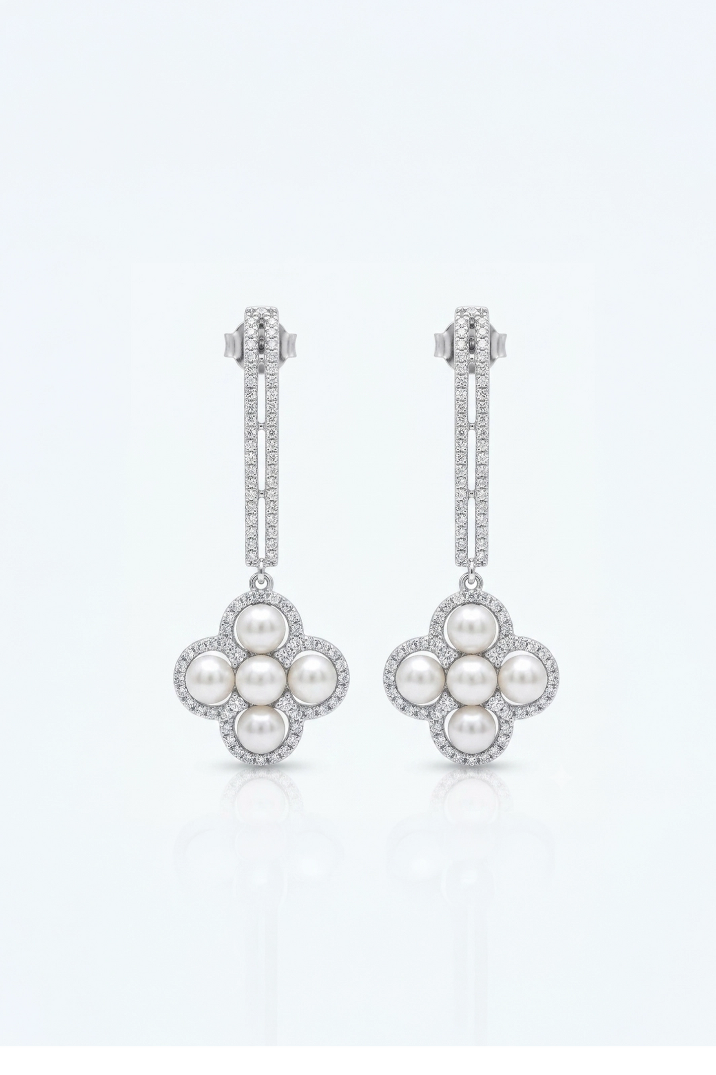 Orchid Pearl Earrings